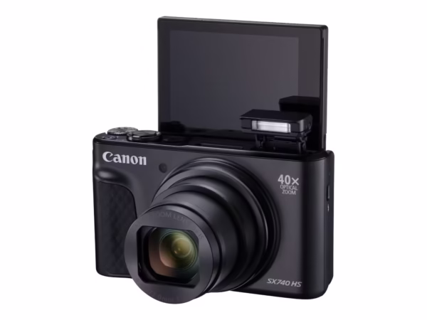 0199c659-b80a-7561-94bd-a19e5c36d2ce Appareil photo compact Canon PowerShot SX740 HS – 20,3 MP, Zoom optique 40x, Vidéo 4K, Wi-Fi & Bluetooth – Noir