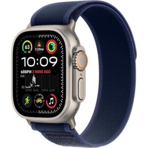 Apple Watch Ultra 2 GPS + Cellular – 49 mm – Boîtier Titane – Bracelet Bleu