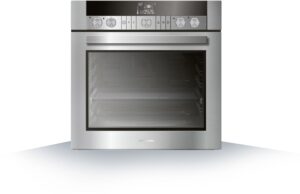 Ensemble four encastrable Grundig GEHM 34201 X – Induction, 71 L, 12 modes de cuisson, Inox CleanSteel