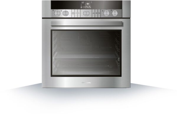 Ensemble four encastrable Grundig GEHM 34201 X – Induction, 71 L, 12 modes de cuisson, Inox CleanSteel