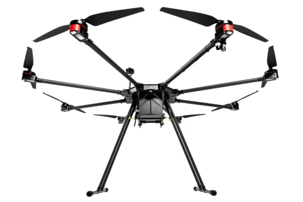 Drone industriel lourd Aurelia X8 MAX – Charge utile 11 kg – Autonomie 50 min – Octocoptère haute stabilité
