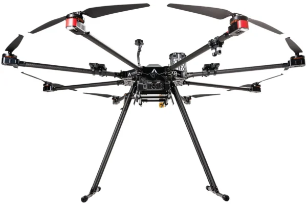 Drone industriel lourd Aurelia X8 Pro – Charge utile 10 kg – Autonomie 50 min – Octocoptère professionnel