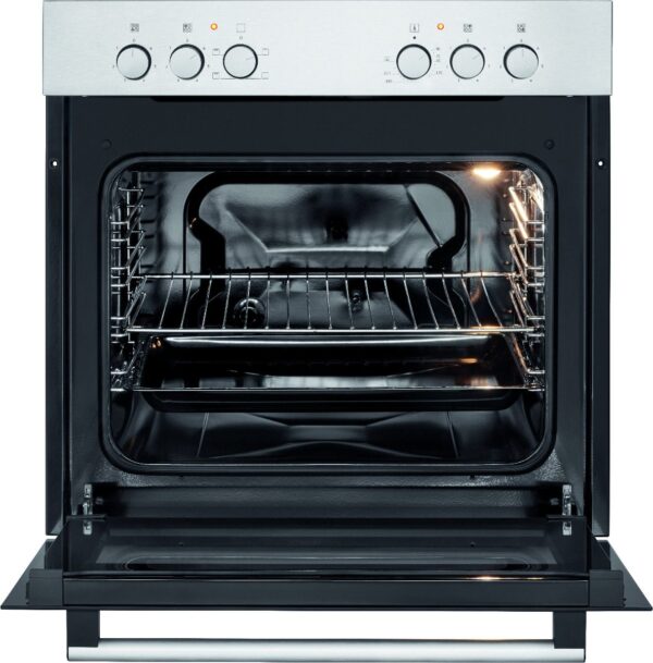 Ensemble de cuisson encastrable BOMANN EHBC 7932 IX – Vitrocéramique 60 cm, Four 66 L, Inox, Classe A