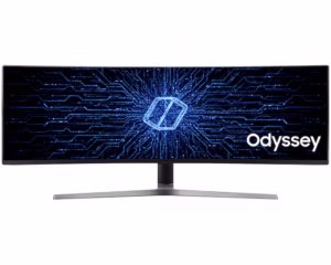 Samsung Écran PC incurvé 49’’ CHG90 C49HG90DMR – DFHD, 144 Hz, 1 ms, Gaming & Pro