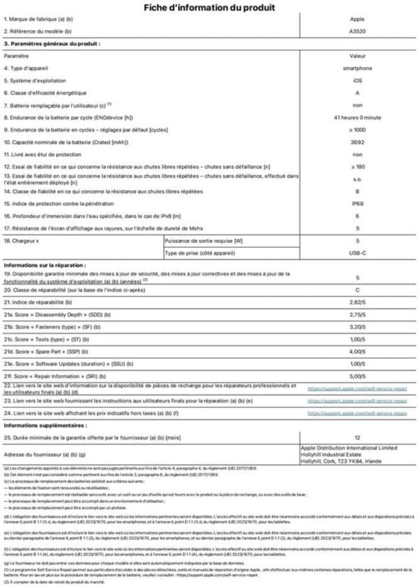 61OfAgJmHrL._AC_SL1000_ Apple iPhone 17 256 Go : Écran 6,3 pouces avec ProMotion, Puce A19