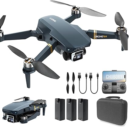 71JLzgI+7EL._AC_SX425_ Drone CHUBORY F89 avec caméra 4K HD – Portée 800 m, 60+ min de vol, moteurs brushless, WiFi FPV, pliable (3 batteries)