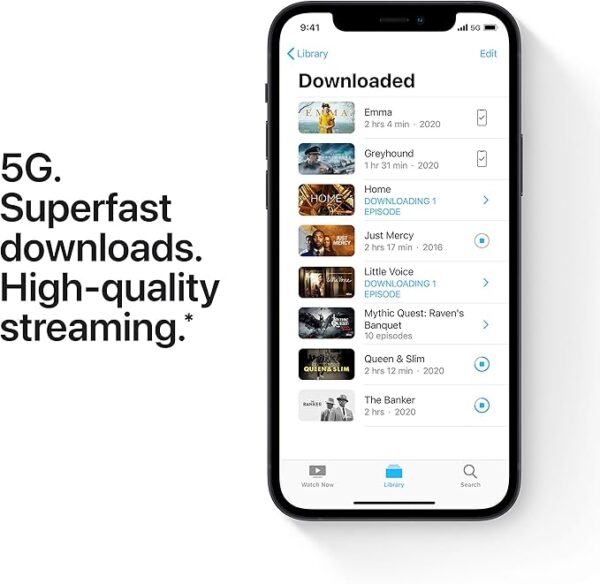 81WB8hRDh8L._AC_SX679_ Apple iPhone 12 mini, 128Go, Noir - (Reconditionné)